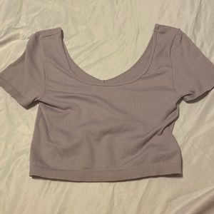 never worn great condition lilac crop top size M charlotte ruth brand